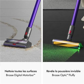 Aspirateur balai Dyson Gen5 Detect Absolute 752 W Gris et Violet - Billede 5