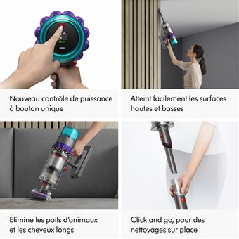 Aspirateur balai Dyson Gen5 Detect Absolute 752 W Gris et Violet - Billede 10
