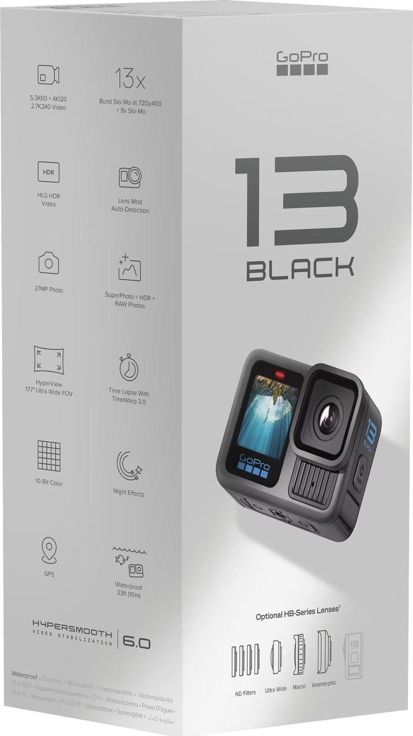 GoPro HERO13 Black (avec carte MicroSDXC 128 Go) - Billede 6